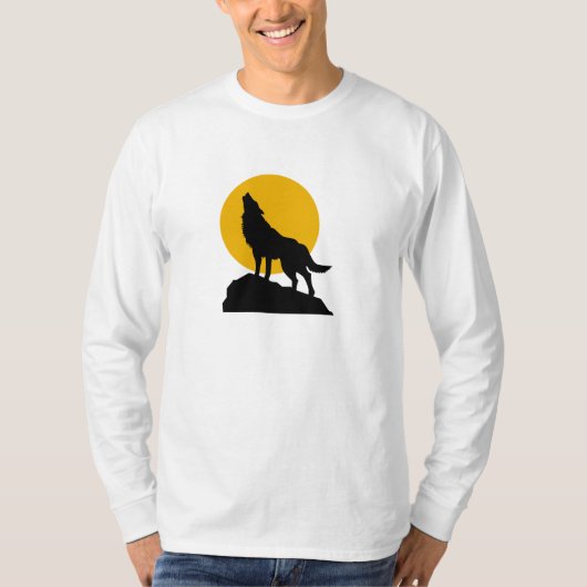 Lange hoes t-shirt (Voorkant)
