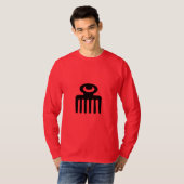 Lange hoes t-shirt (Voorkant volledig)