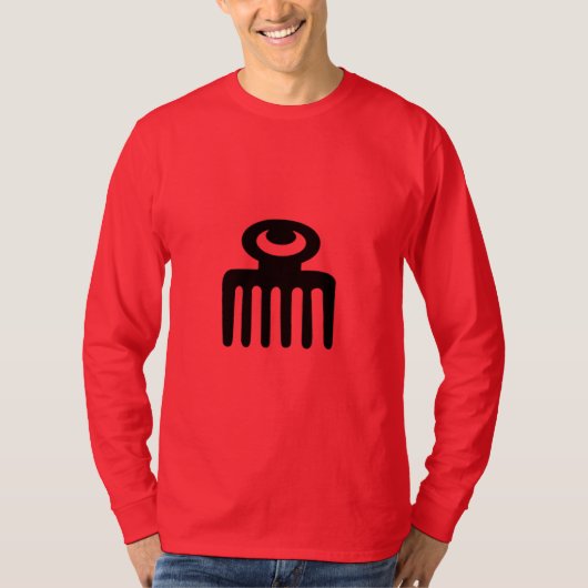 Lange hoes t-shirt (Voorkant)