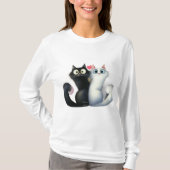 Lange hoes t-shirt (Voorkant)