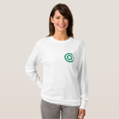 Lange hoes T-Shirt (Voorkant volledig)