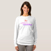 Lange hoes T-Shirt, vrouwen T-shirt (Voorkant volledig)