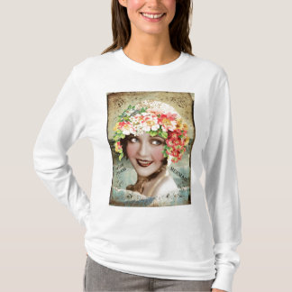 Lange hoes T Shirt Womans Katoen bovenaan