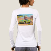 Lange hoes Tri-Blend shirt (Achterkant)