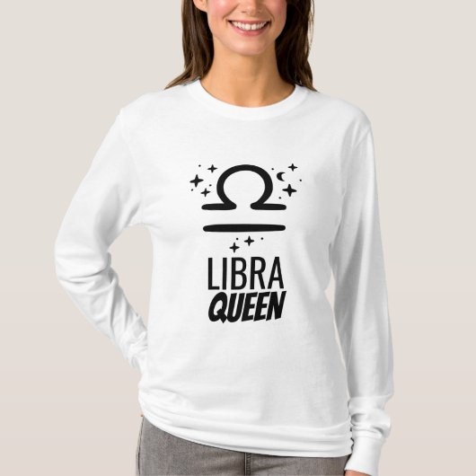 Lange hoes van de koningin van de vrouw t-shirt (Voorkant)