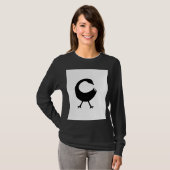 Lange hoes van vrouwen T-Shirt (Voorkant volledig)