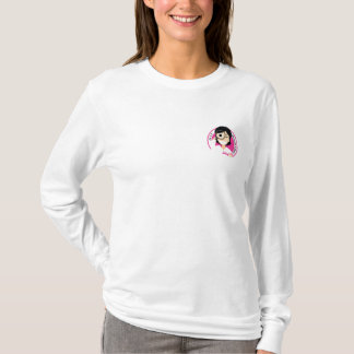 Lange hoes voor dames T-Shirt met Vrouw OTO-Logo