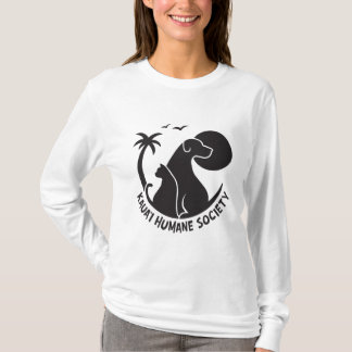 Lange hoes voor vrouwen met zwarte KHS Logo T-shirt