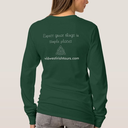 Lange hoes voor vrouwen t-shirt (Achterkant)