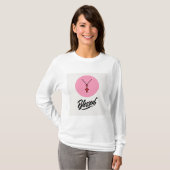 Lange hoes zonder hoes t-shirt (Voorkant volledig)