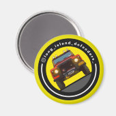 LANGE ISLAND DEFENDERS MAGNEET (Voorkant / Achterkant)