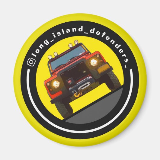 LANGE ISLAND DEFENDERS MAGNEET (Voorkant)