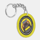 LANGE ISLAND DEFENDERS SLEUTELHANGER (Voorkant Links)