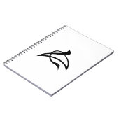 Lange karakterkraanvogel notitieboek (Linkerzijde)