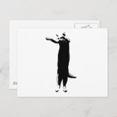 Lange kattenmeme briefkaart (Voorkant / Achterkant)