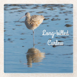 Lange kieuwkrullen glazen onderzetter