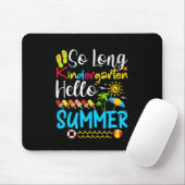 Lange Kindergarten Grade Hallo Summer Muismat (Met muis)