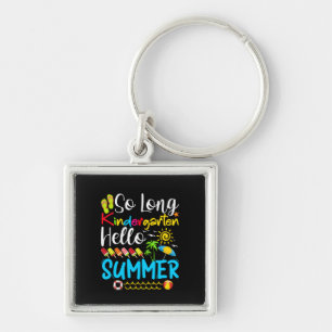 Lange Kindergarten Grade Hallo Summer Sleutelhanger