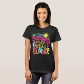 Lange Kindergarten Hallo zomerdag T-shirt (Voorkant volledig)