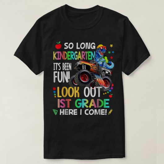 Lange Kindergarten kijken uit de 1e klas hier. T-shirt (Design voorkant)
