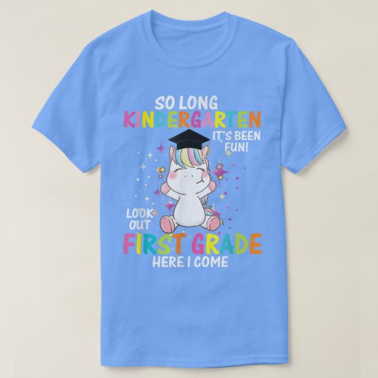 Lange Kindergarten kijken uit de 1e klas hier. T-shirt (Design voorkant)
