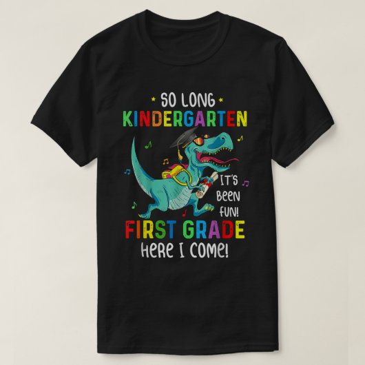 Lange Kindergarten kijken uit de 1e klas hier. T-shirt (Design voorkant)