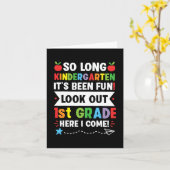 Lange kleuterschool 1e klas hier kom ik studeren kaart (Gele Bloem)