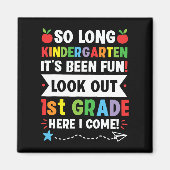 Lange kleuterschool 1e klas hier kom ik studeren magneet (Voorkant)