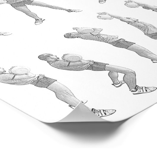 Lange kringloop Kettlebell Poster (Hoek)