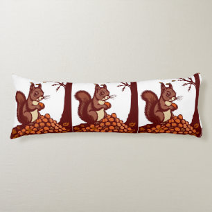 🐿️ Lange Kussen Eekhoorn Herfst
