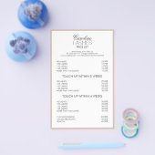 Lange Lash Extensions Cream Boundprice List Flyer (Enkel)