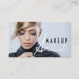Lange Lashes make-up Artist Cosmetology Card Visitekaartje