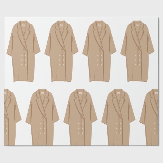 Lange lentekat cadeaupapier (Vlak)