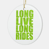 Lange leve rides (Topo) Keramisch Ornament (Links)