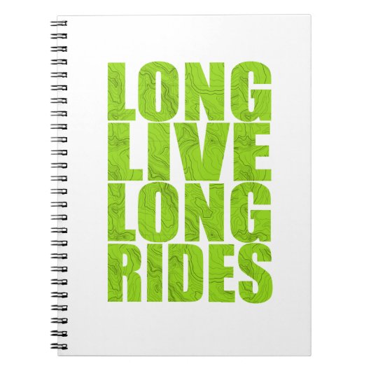 Lange leve rides (Topo) Notitieboek (Voorkant)