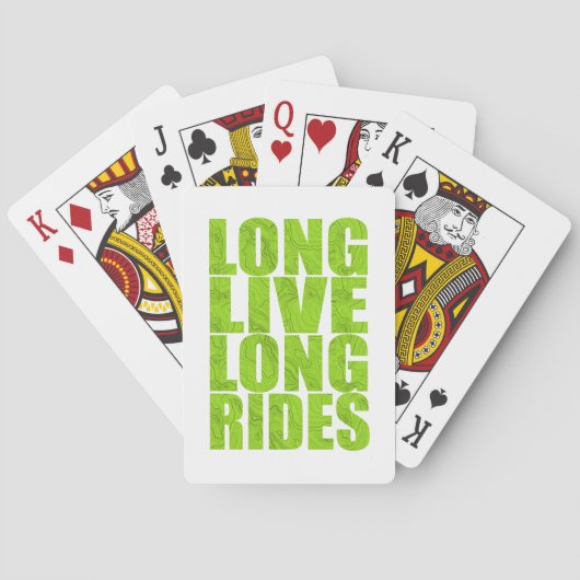 Lange leve rides (Topo) Pokerkaarten (Achterkant)