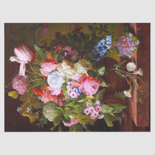 Lange levensduur van de Rozen Tulpen en hyacinten Tissuepapier (Voorkant)