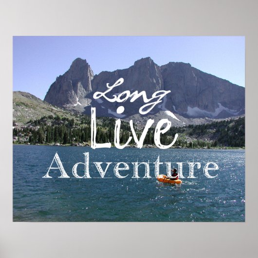 Lange Live Adventure Poster (Voorkant)