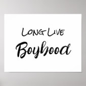 Lange Live Boyhood Wall Art Poster (Voorkant)