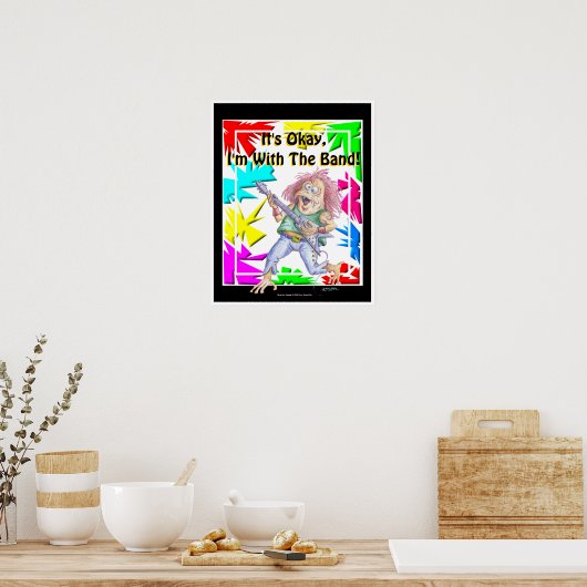 Lange Live Rock. Poster (Keuken)