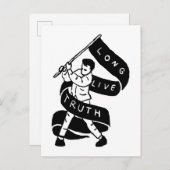 Lange Live Truth Briefkaart (Voorkant / Achterkant)