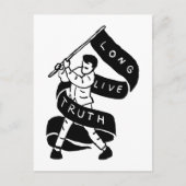 Lange Live Truth Briefkaart (Voorkant)