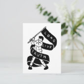 Lange Live Truth Briefkaart (Staand voorkant)