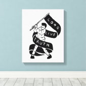 Lange Live Truth Canvas Afdruk (Insitu (Houten vloer))