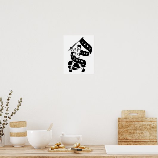 Lange Live Truth Poster (Keuken)