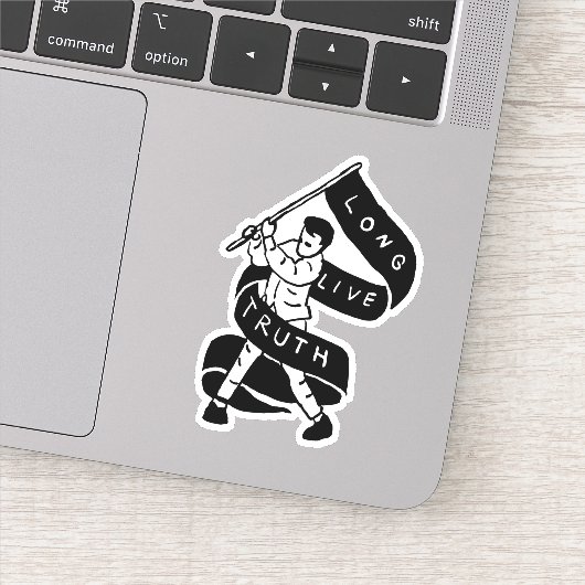 Lange Live Truth Sticker (Detail)