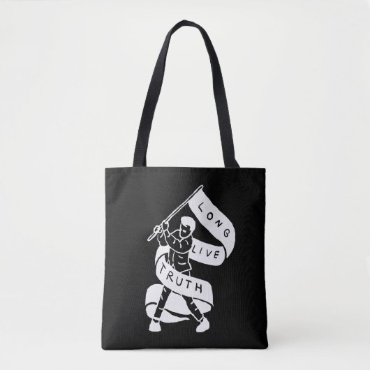 Lange Live Truth Tote Bag (Voorkant)