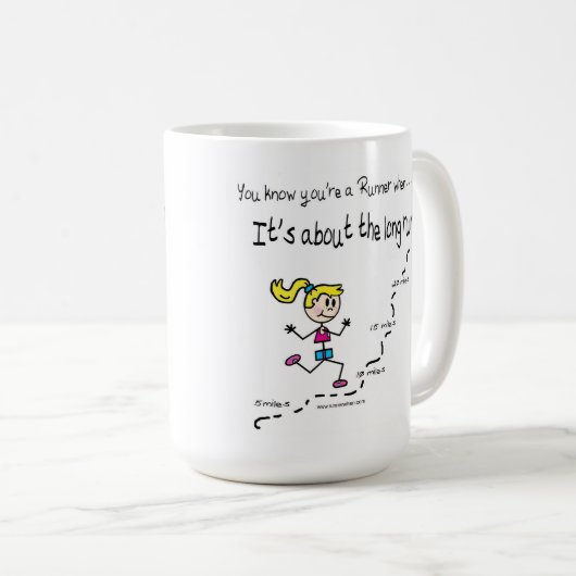 Lange loop koffiemok (Voorkant rechts)