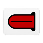 Lange 👅 magneet (Horizontaal)