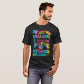 Lange middelbare school kijkt naar de middelbare s t-shirt (Voorkant volledig)